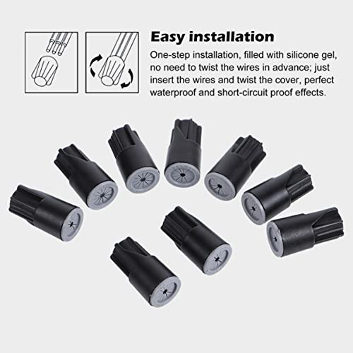 Conectores con silicona impermeables contra la corrosión de cables STOBAZA 50 pzas 7