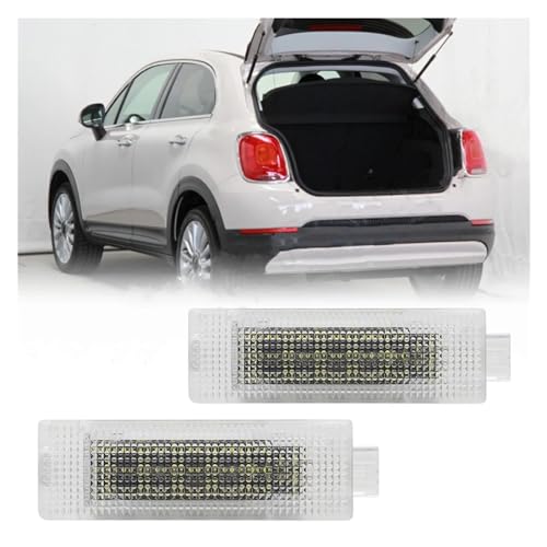 Luces matrícula LED Fiat 500L anti-error iluminación interior maletero blanca 2