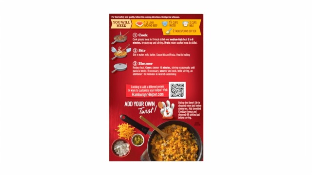 Hamburger Helper Beef Pasta, 5.9 Ounces, 12 per Case