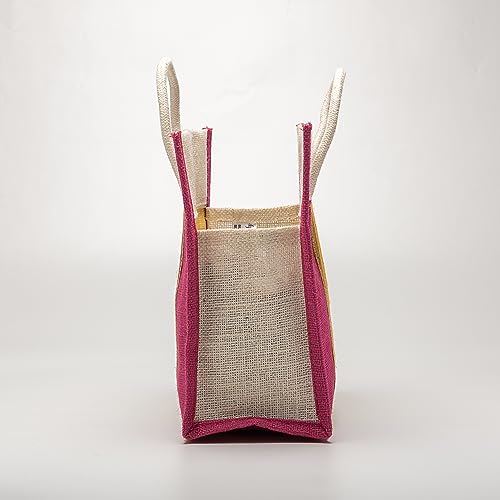 Image of Soman Jute Thamboolam Bags for Return Gifts Multicolour Combo - Pack of 10 bags