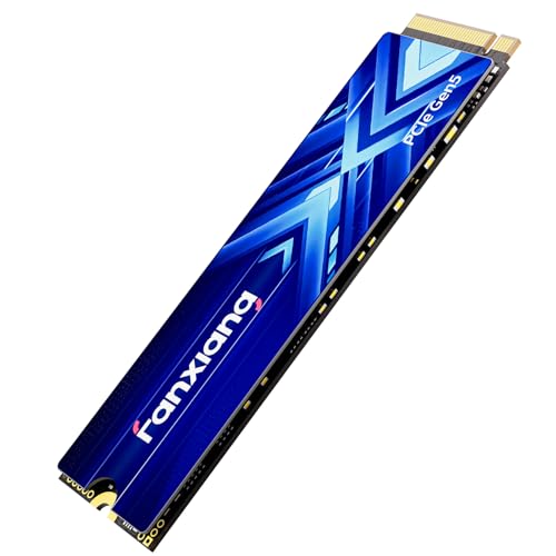 Fanxiang S910 MAX M.2 SSD 2TB PCIe Gen 5.0 (�ő�ǂݏo��/�������ݑ��x 14,000/1,3000 MB/�b) 6nm�v���Z�X DRAM�L���b�V�� NVMe M.2 2280 TLC NAND ����SSD LPD