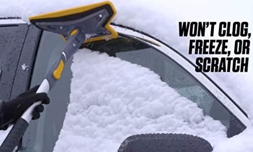 True Temper Abtt5212 Telescoping Scratch-Free End Scraper And Cushioned Grip, 52-Inch Snow Brush #TOP7