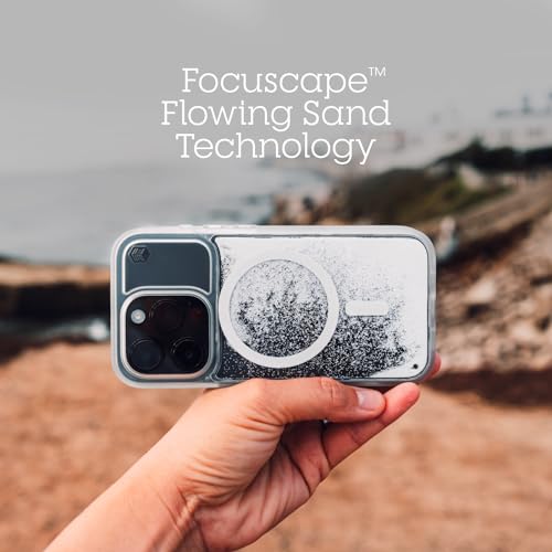 Coque MagSafe pour iPhone 15 Plus sable en mouvement liquide antichoc