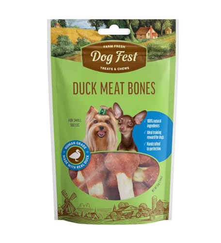 Dog Fest Duck meat bones for mini-dogs - 55g (1.94oz)
