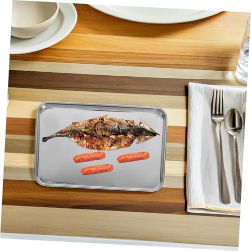 Plaques multifonctions acier inoxydable pour barbecue et service de table - 7