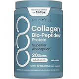 NeoCell Collagen Bio-Peptides Powder | 10oz | Super Hair, Skin, and Nails | Superior Absorption | Grassfed Protein Supplement | Advanced with 18 Essential Amino Acids