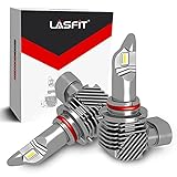 LASFIT 9006/HB4 Cree LED Chips LED Headlight Bulbs Fanless LED Conversion Kits for Low Beam Fog Light 6000K 6000LM Xenon White 40W-Plug & Play (2 pcs)