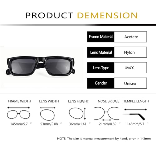 Mens Acetate Sunglasses Men Shades Eyewear Vintage Sun Glasses2