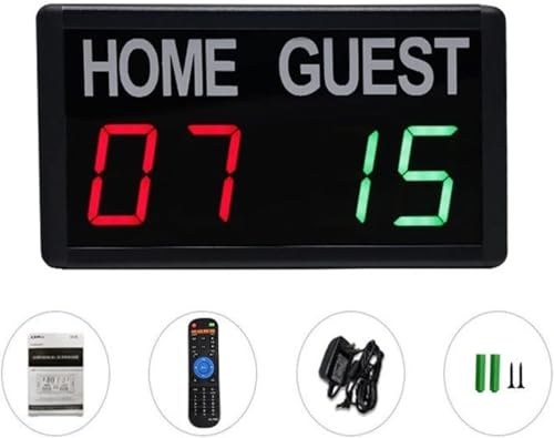 Marcador electrónico portátil digital para baloncesto miniatura 4