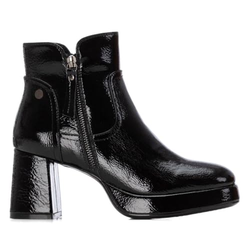Bottines femme noir XTI chaussures confortables et polyvalentes taille 40
