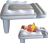 Inflatable Toddler Travel Bed - Aeroplane Bed for Toddlers, Fits Most Airplane Seats