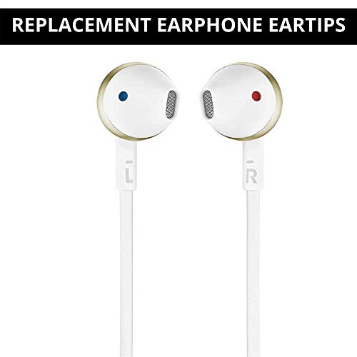 Image of Crysendo Soft Silicone Earbuds Eartips Case Cover for JBL Tune 205 Buds (Transparent)