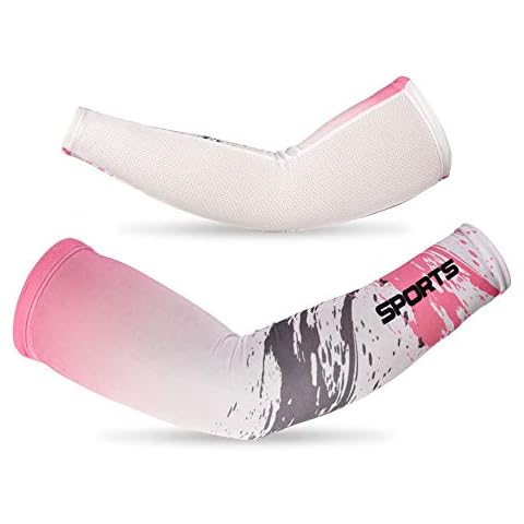 DETUCK Mangas calentadoras de brazos para ciclismo, protección UV, protección solar UPF 50+ Cover