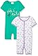 Twins Baby-Mädchen Spieler 2er-Pack, Mehrfarbig (grün/weiß 3200), 56