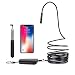 DBPOWER 2MP HD WiFi Endoscope Semi-Rigid Cable 6 Adjustable Led IP67 Waterproof Borescope Inspection Snake Camera for Android, iPhone, iPad, Samsung&Tablet (10M/32.8ft)