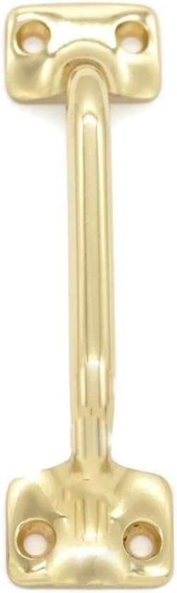 Antique File Cabinet Drawer Pull Trunk Handle Boat Handle Marine Pull Window Lift Handle Utility Pull Furniture Pull Cabinet Pull – Gate Handle – Door Pull - Solid Polished Brass - Large