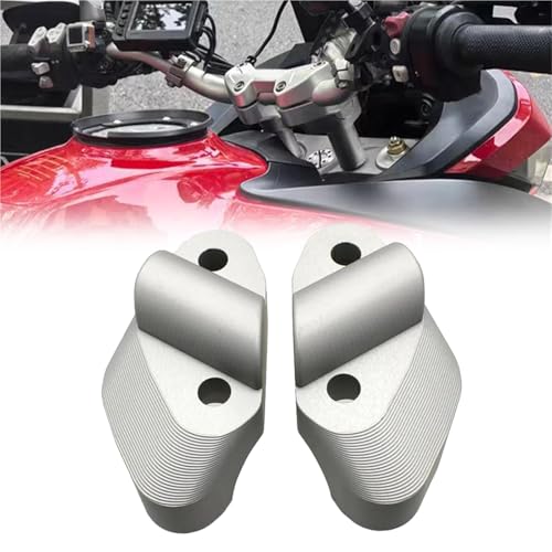 Rehausseur guidon Ducati Multistrada 1200 S pontet aluminium MTS950 2017