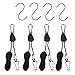 Produktbild SEELOK 4Set Seil Ratsche mit Haken, Verstellbarer Ratchet Seil Lampen Aufhängen Seilaufhänger Seilratsche für Pflanzenlampe Wachsen Licht Zimmerpflanzen