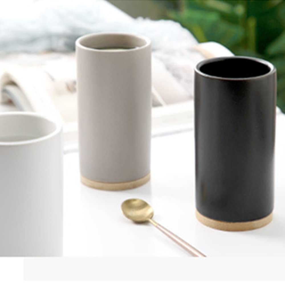 OnePine 400ml Ceramic Toothbrush Cup Tumbler, Bathroom Cup Toothbrush Holder for Toothbrush and Toothpaste - Image 4