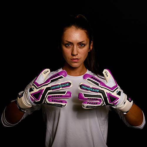 image for Renegade GK Fury UV2 Goalie Gloves with Pro-Tek Finger Protection | 4m