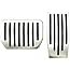 Topfit Model 3 and Model Y Non-Slip Performance Foot Pedals Pads Auto Aluminum Pedal Covers(A Set of 2)