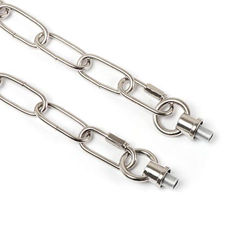 Image of Giluta Pendant Light Fixture Chain Heavy Duty 15 Feet Chandelier Chain Hanging Chain for Fruit Basket Lantern Plant Supports to 65 lbs Maximum Weight