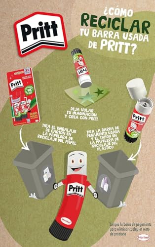 Miniatura 8 de Pritt Barra Adhesiva, Pegamento Infantil Seguro Para Niños Para Manualidades, Cola Universal De Adhesión Fuerte Para Estuche Escolar Y Oficina, 2 1 X 22 G Pritt Stick