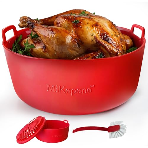 Air Fryer Liners Reusable, Silicone Air Fryer Liners 7.5" for