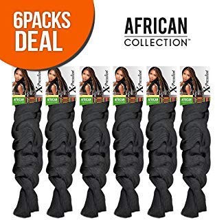 Miniatura 7 de Sensationnel Trenzas sintéticas Kanekalon colección africana XPRESSION (paquete de 6, 33)