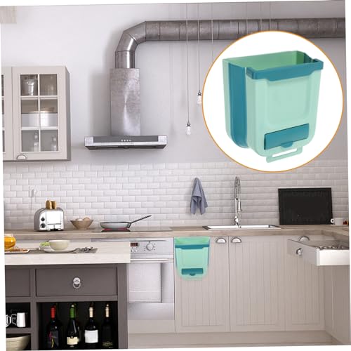 Caneca de basura plegable para puerta de gabinete, diseño ahorrador de espacio miniatura 4