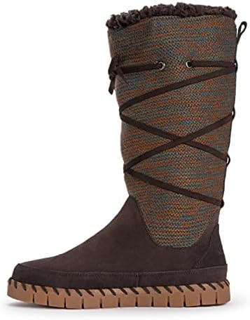 MUK LUKS womens Muk LuksÃ‚® Women's Flexi New York Fashion Boot, Chocolate, 8 US | Image 3
