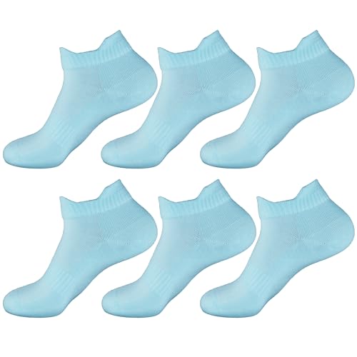 Image of Womens Anti Odor Breathable Moisture Wicking Sports Cotton Low Cut /Quarter Crew Socks for Athletes Foot