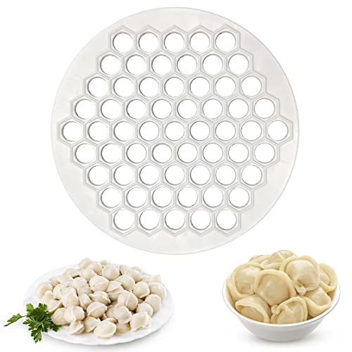 61 Löcher Ravioliformer Mold Rund Pasta Schimmel Dumpling Gebäck Werkzeug Knödel Hersteller Ravioli Maker Selbermachen Ravioliformer Teigtaschen DIY Schnell Herstellung Knödel Form Cover
