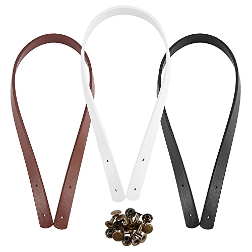 PH PandaHall 3 works 60cm/23.6" PU Leather Bag Handles