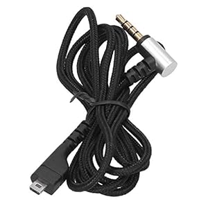 Hoofdtelefoon audiokabel vervangen, gevlochten draad + koperen audiokabel Headset draad voor Steelseries Arctis 3…