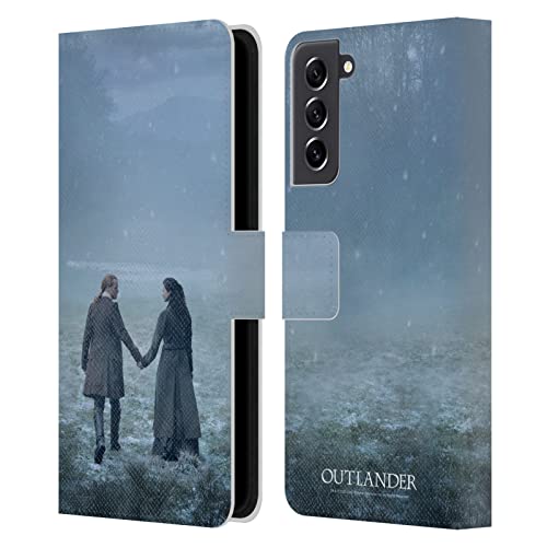 Housse cuir Samsung S21 FE 5G Outlander Jamie Claire finition premium