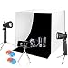 Emart 16 x 16 Inch Lighting Photography Studio Box Kit Tabletop Photo Light Shooting Tent, Portable Table Top Tripod Stand Holder for Phone