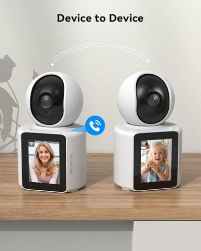 Image of DEATTI Video Pet Dog Camera Indoor Two Way Wireless Security Camera Monitor 1080P with Phone app and Motion Detection,Baby /Elderly /Nanny Audio Calling Device Pan Tilt (DECCM11)