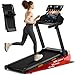 LONTEK Laufband für Zuhause Klappbar mit Steigung, Laufbänder 12KM/H, Treadmill for Home mit 3,0-PS-Motor und LED-Anzeige, Max Belastung 136KG