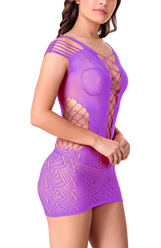 Image of Xs and Os Women's Polyamide Spandex Solid Above Knee Baby Doll Lingerie