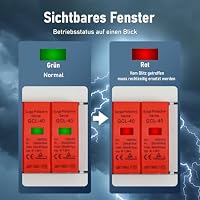 SROCHN PV Überspannungsschutz Anschlusskasten DC 1000V IP65 Wasserdicht, 4 Strings 18 Module Blitzschutz Leistungsschalter – Ansicht 6