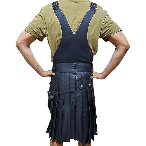 TRUESAGA - Men's Utility Overkilt Black 16Oz Heavy PC Fabric4