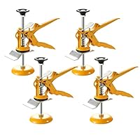 Geoyien fliesenheber, Höhenversteller für Fliesen, 4 Stück Präzisions-Locator, Handheld Jack, robust und langlebig, geeignet zum Heben und Befestigen von Fliesen, Böden, Türen und Fenstern