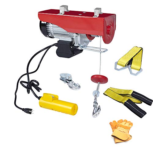 ACDK 880 lbs Lift Electric Hoist with Crane Remote Control Power