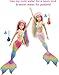 Barbie Dreamtopia Doll, Rainbow Magic Mermaid with Rainbow Hair and Blue Eyes, Water-Activated Color-Change Feature