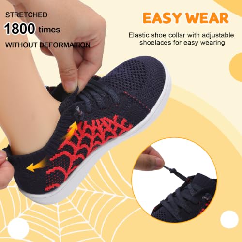 Image of JOINFREE Toddler Shoes Girls Boys Wide Barefoot Shoes Minimalist Walking Sneakers Zero Drop Slip on Tennis Shoe Breathable Naturally Flexible