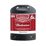 PerfectDraft Budweiser Beer Keg for PerfectDraft Machine, 6L