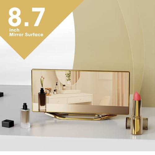 Loud Alarm Clock For Heavy Sleeper, 2 Alarms Big Display Clock With Bed Shaker For Hard Of Hearing Deaf,Plug In Bedroom Mirror Clock,Phone Charger,Dimmer,Simple Digital Clock For Senior Adult Teen Kid #TOP7