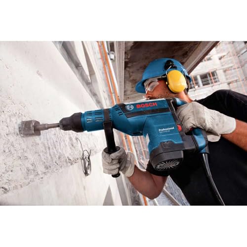 Bosch Professional Rotary Hammer GBH 8-45 DV (110 V, with SDS max, 12.5 J of Impact Energy, incl. Auxiliary Handle, Grease Tube, Machine Cloth, Carrying Case)
