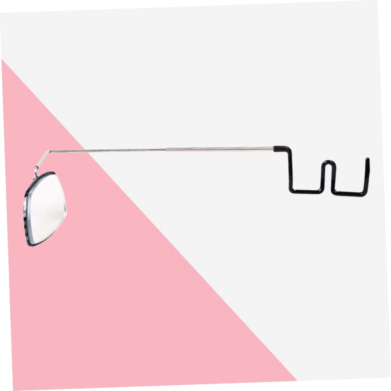 BESTonZON Adjustable Cycling Eyeglass Mirror Lightweight Wide Angle Rear Mirror for Enhanced Safety Compatible with Eyewear